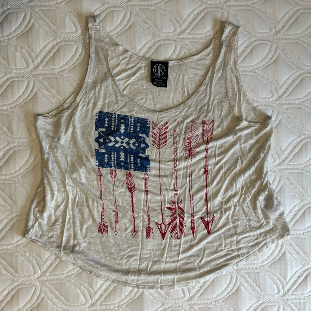 Recycled Karma Flag Women’s Tank Top